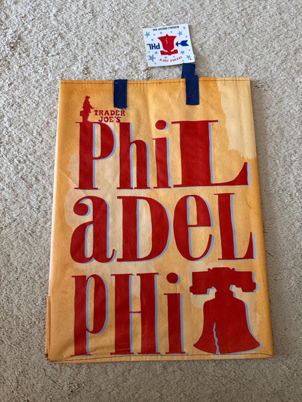 Trader Joe's Philadelphia Reusable Tote Bag